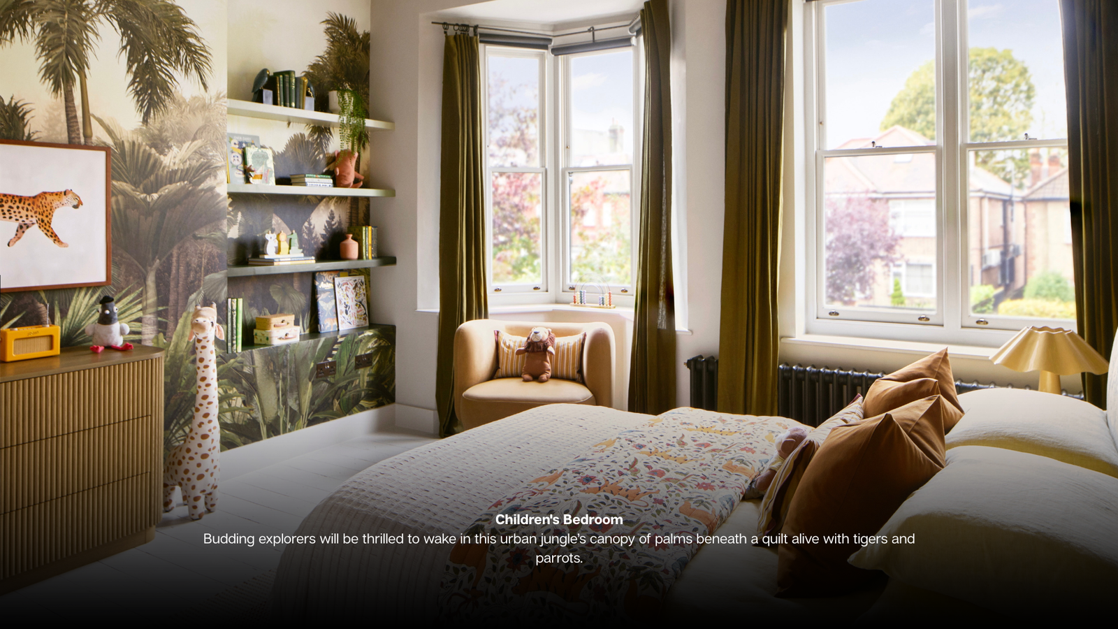 Living Room Make the most of cosy season in this living room where earth tones, velvet and wood creae warmth and spectacular windows frame garden views. Kitchen Island Take centre stage on a elect (13)