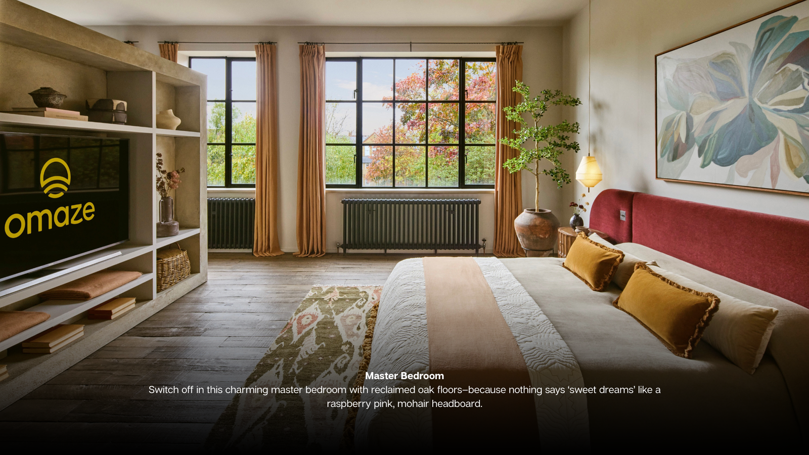Living Room Make the most of cosy season in this living room where earth tones, velvet and wood creae warmth and spectacular windows frame garden views. Kitchen Island Take centre stage on a elect (4)